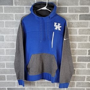 Nike University of Kentucky Wildcats Hoodie Sweatshirt Blue & Grey Women’s Size